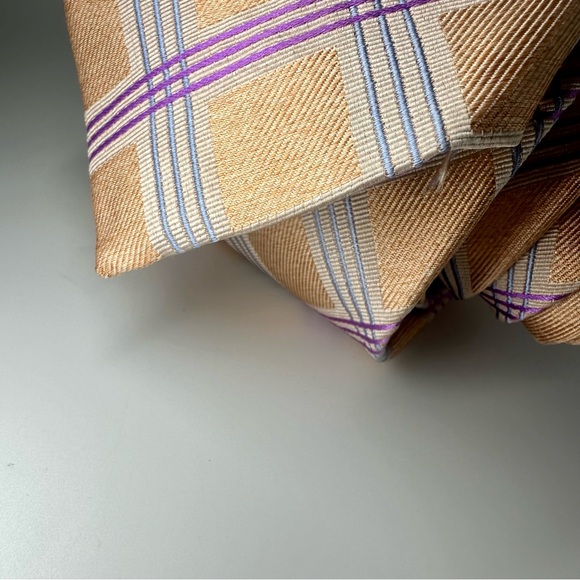 J. Z. Richards Gallery Collection Silk Plaid Classic Tie by Van Boven - Picture 5 of 6